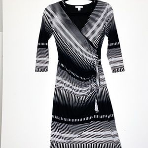 New York & Company stretchy striped dress …
